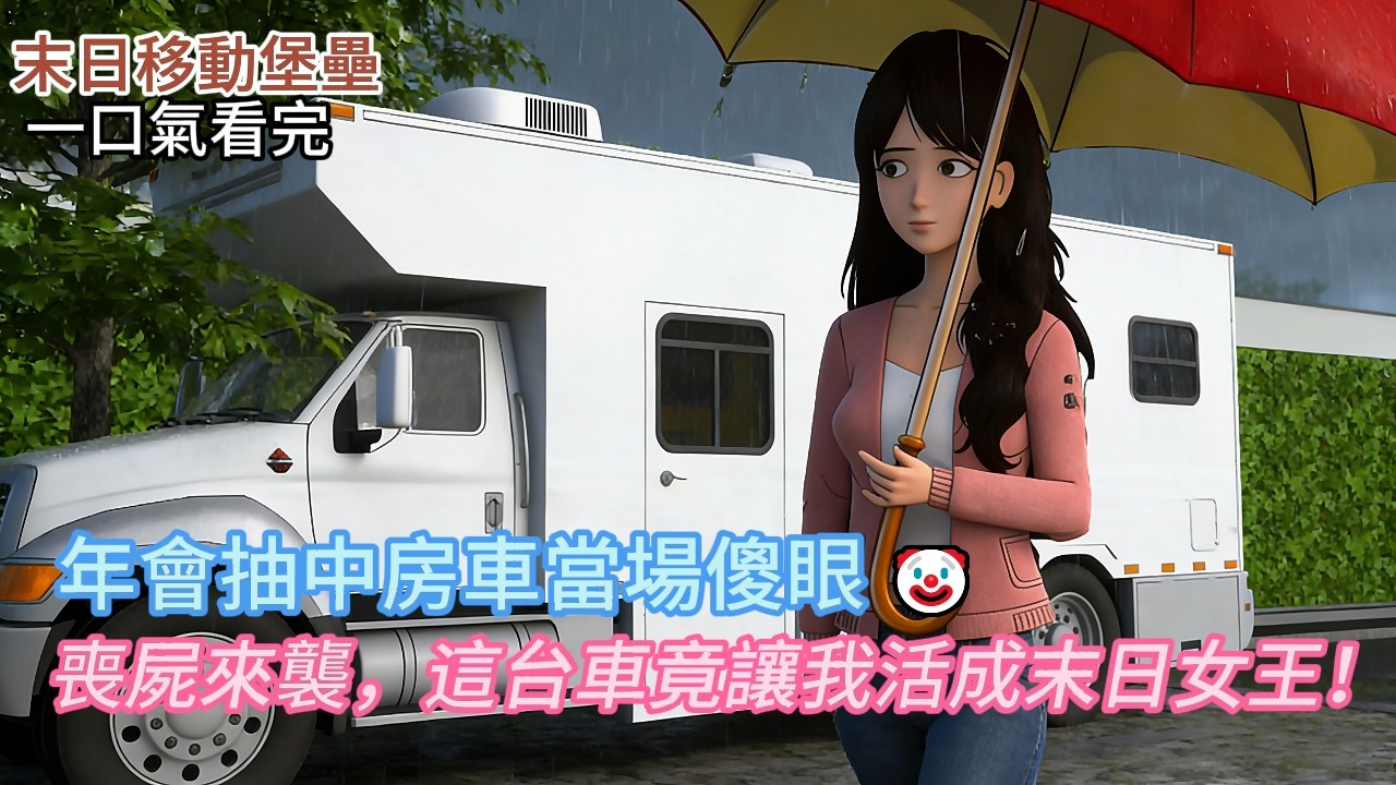 😱年會抽中「房車」被同事笑翻！沒想到末日降臨，這台車竟成了我唯一的避難所！🚐💥#novel #動漫 #小說 #anime #comics #情感 #comics #小说推荐 #小说 #末世