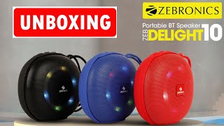 Zebronics Delight 10 RGB Bluetooth Speaker Review & UnboxingZEB DELIGHT 10Best Bluetooth Speaker