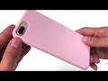 Чехол накладка iPhone 7/8 Plus Gurdini Soft Lux нежно-розовый