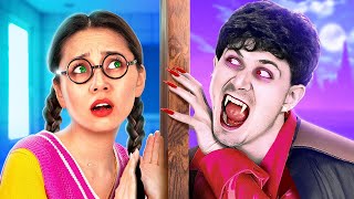 HOW TO BECOME A VAMPIRE || Dark Side Is Activated! Extreme Makeover for 24 HRS by 123 GO! FOOD by 123 GO! FOOD 4,752 views 2 months ago 1 hour, 10 minutes