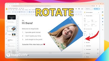 How to Rotate a Picture in Google Slides