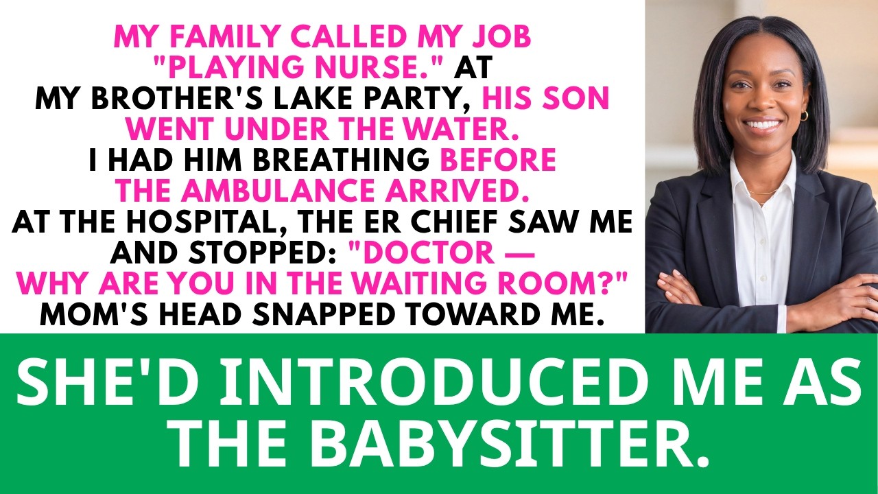 My brother and his wife spent their whole lives treating me like the family's hired help. But the day my little nephew almost drowned on their yacht, they demanded I commit medical fraud and then...