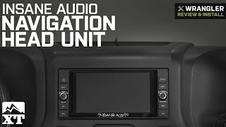 Jeep Wrangler JK Insane Audio Navigation Head Unit (2007-2018) Review &  Install - YouTube