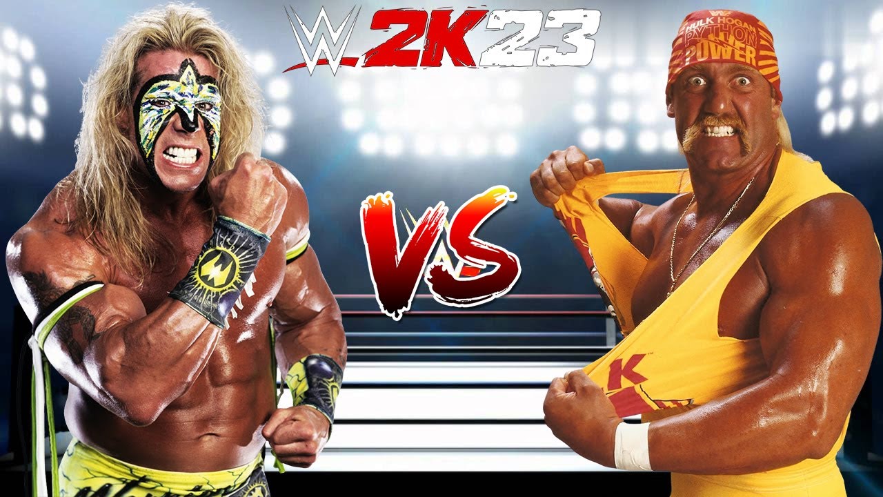 WWE 2K23 HULK HOGAN VS. THE ULTIMATE WARRIOR CHAMPION VS. CHAMPION ...