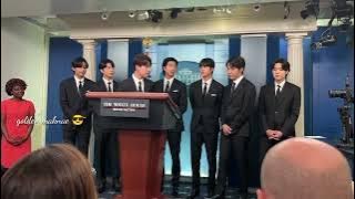 (Eng Sub) 220601 BTS at the White House | BTS speech