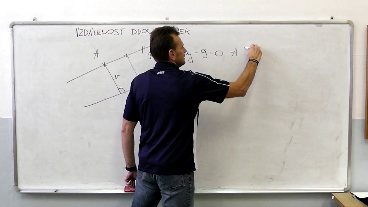 Vzdálenost dvou přímek 5  11  2020