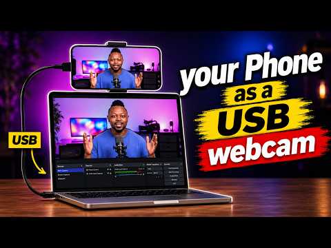Turn Your Phone Into a Professional Wired WebCam
