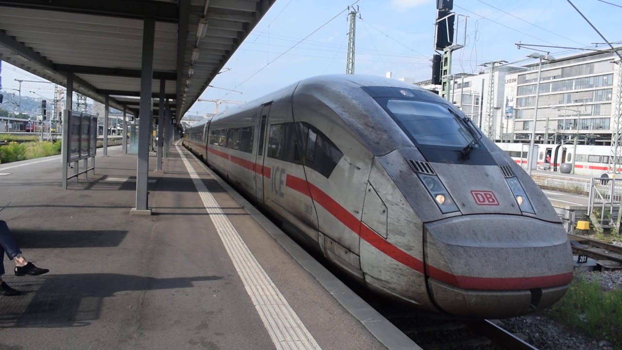 ICE4 9003 Vertrekt van Stuttgart HBF - YouTube