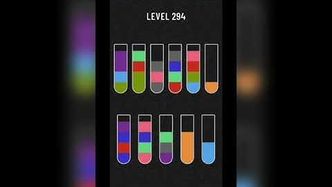 Water sort puzzle level 294