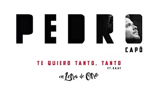 Pedro Capó - Te Quiero Tanto, Tanto (Audio) ft. Kaay chords