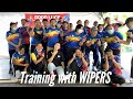 Weightlifting training with Wipers Team.