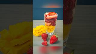 Strawberry Mango Smoothie Strawberry Mango Milk Yogurt Ice Blend \u0026 serve