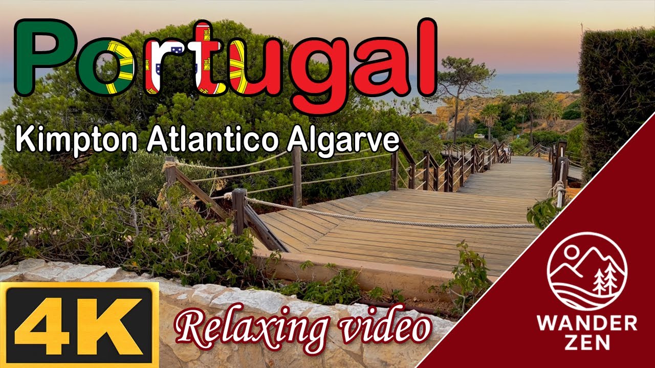 Algarve Coast in Portugal 🌅 | 30 Min Relaxing Ocean View from São Rafael Atlântic Hotel