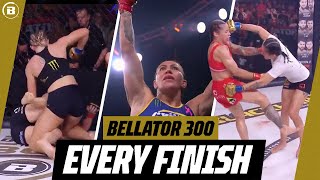 ALL FINISHES from Bellator 300! | Bellator MMA