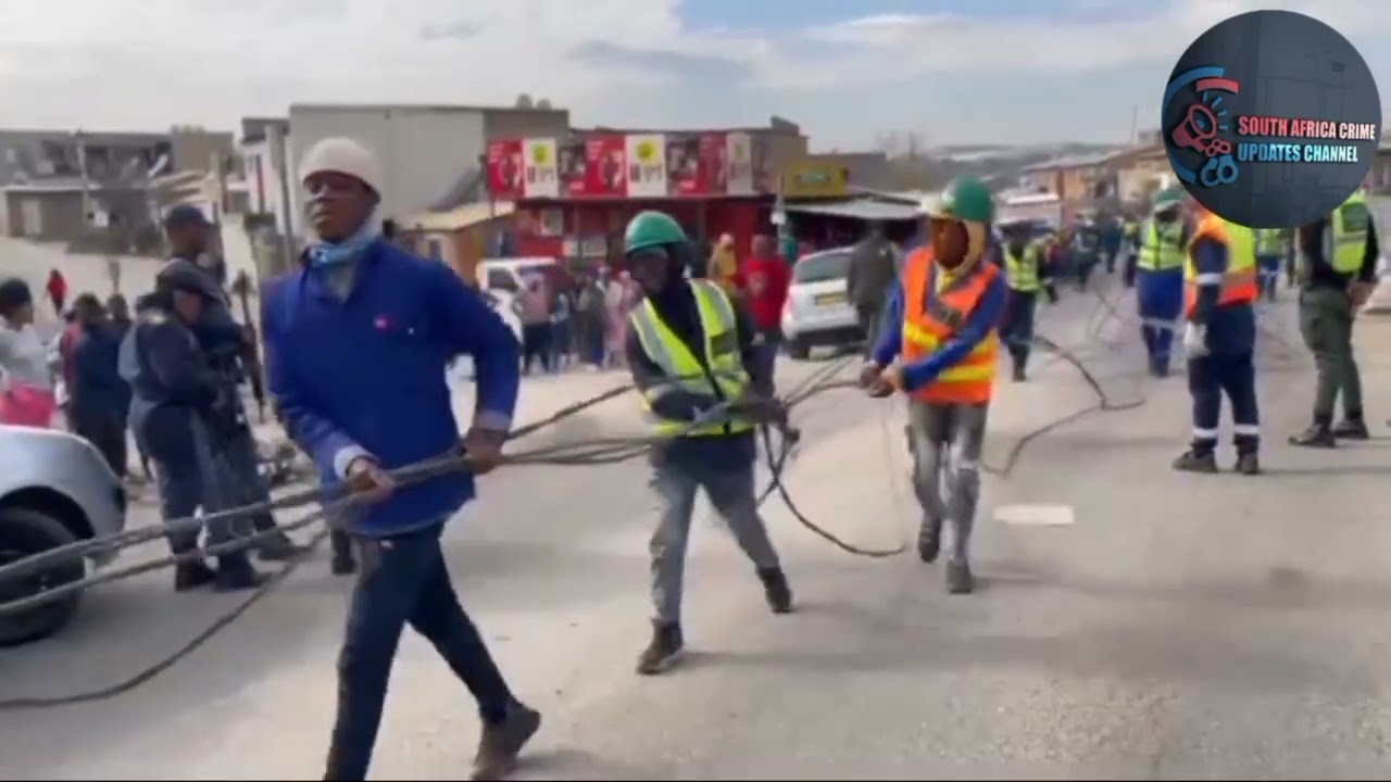 City power cut down illegal connections in River Park