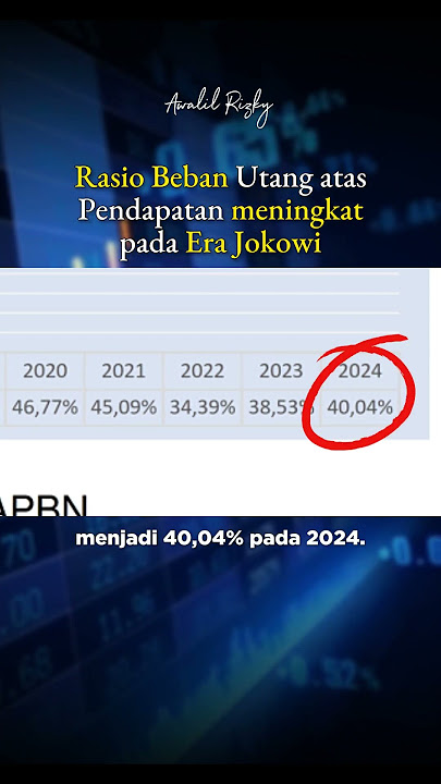 Rasio Beban Utang atas Pendapatan meningkat era Jokowi #awalilrizky #jokowi #rapbn2024 #rapbn #apbn