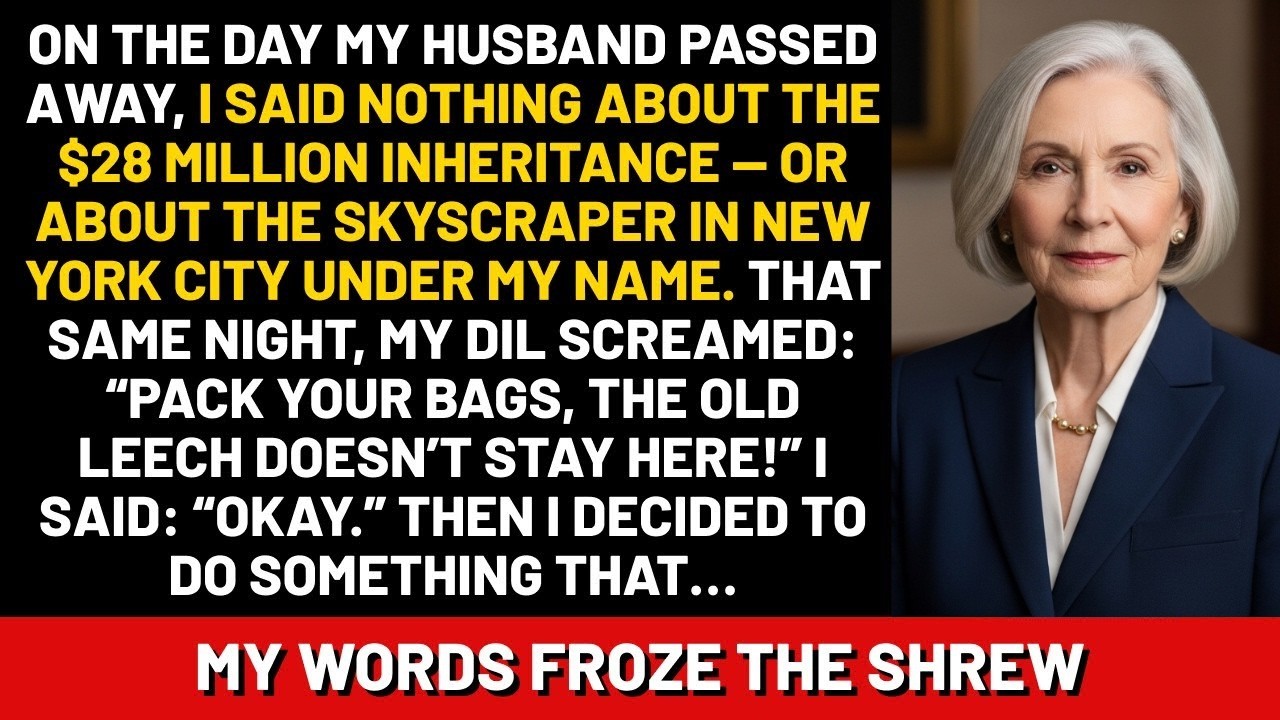 On the day my husband passed away, I said nothing about the $28 million inheritance — or about the..