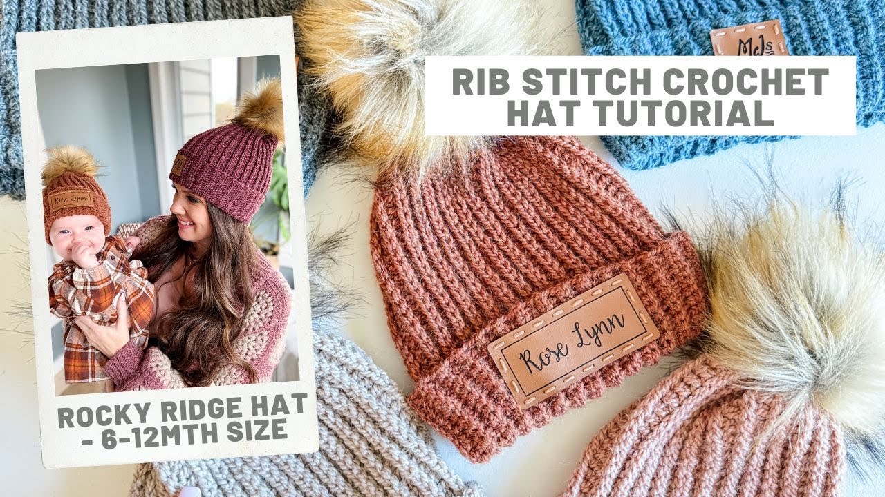 Everyday Ribbed Crochet Hat Pattern – Mama In A Stitch