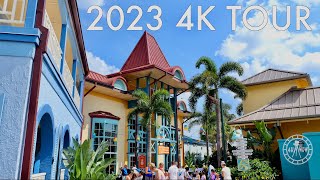 Disney&#39;s Caribbean Beach Resort 2023 Complete Walking Tour in 4K | Walt Disney World Florida