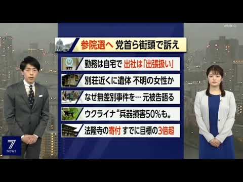 NHKニュース 7 (NHK News 7) Opening - 2022