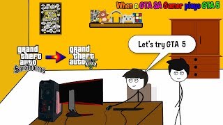 When a GTA San Andreas Gamer plays GTA 5 screenshot 4