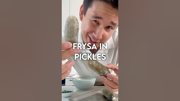 Vad tycker du om detta? 🥒❄️ Frys in din saltgurka eller valfri pickle!