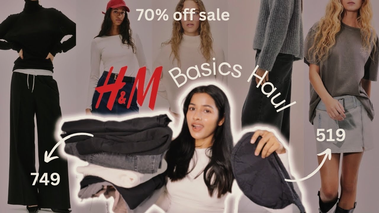 HM sale Haul starting 389 only 😳💝 | top,tailored pants,jeans, bag , sweater #hmhaul