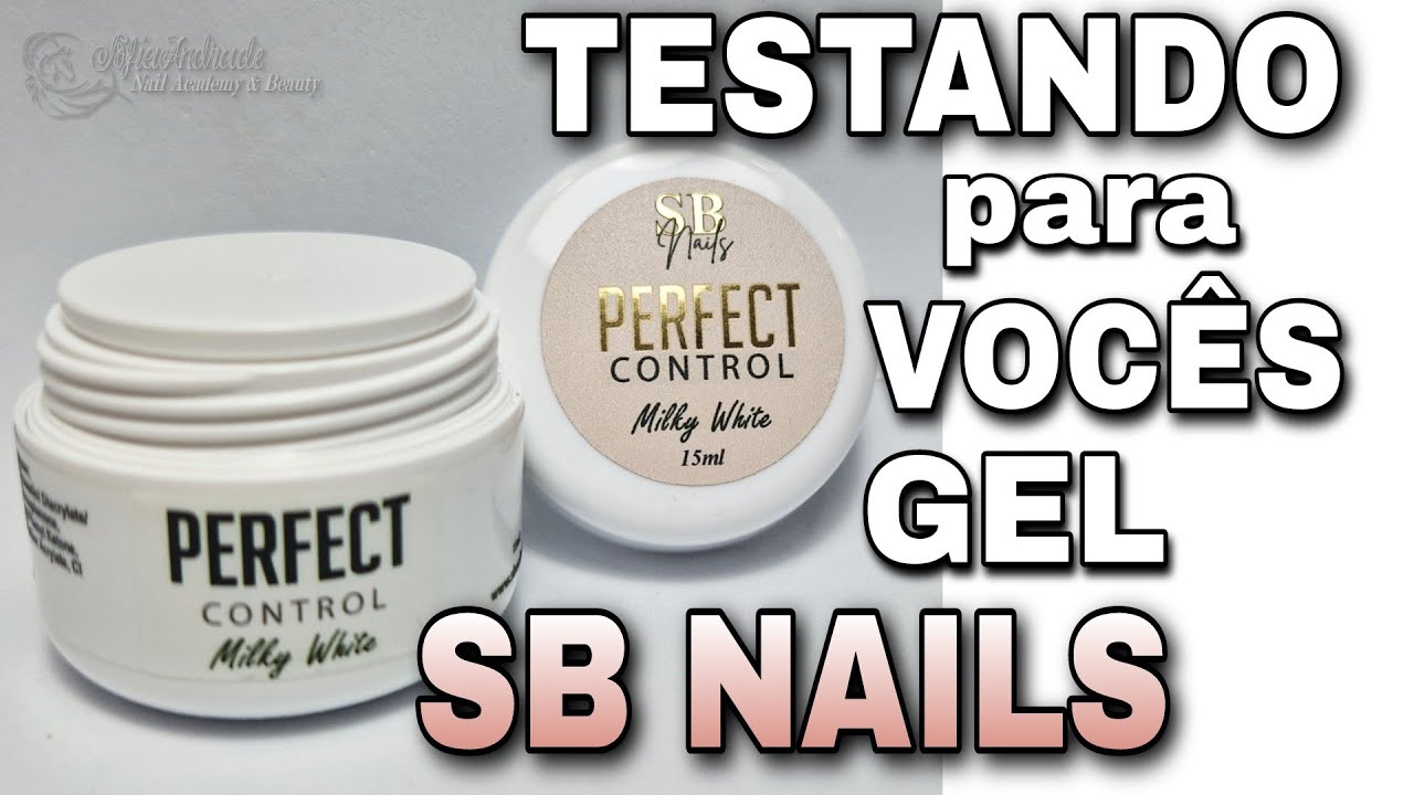 TESTANDO para VOCÊS GEL Leitoso SB NAILS, minha nota final, vale ou não a  pena? 