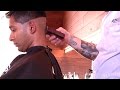 Perfect pompadour fade haircut and style at mens spa salon in minneapolis  haircut asmr