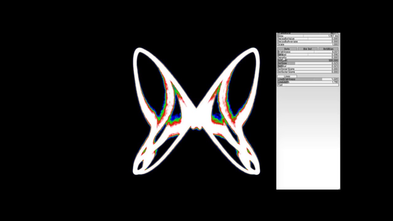 PrettyScope & Chaosfly opengl test 3