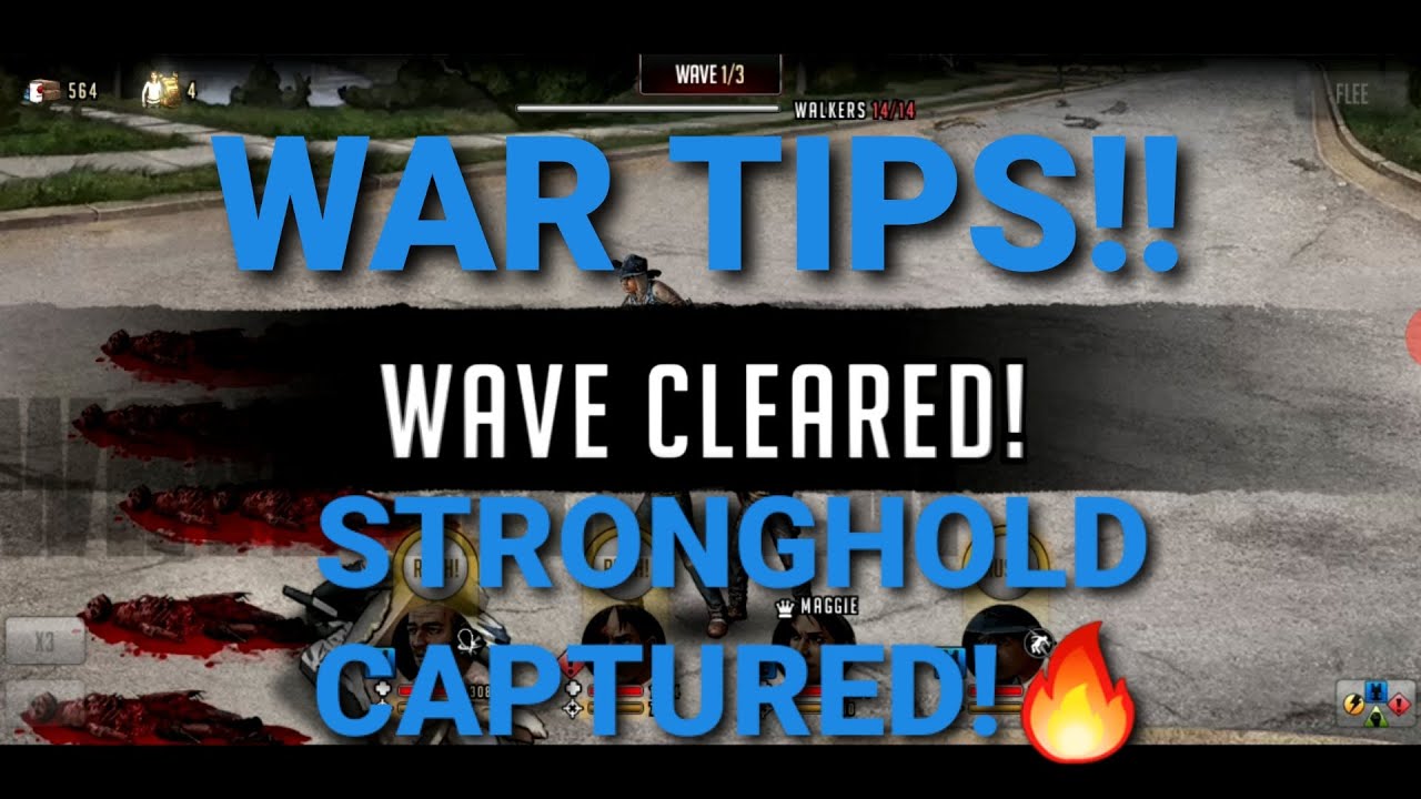 The Walking Dead: Road To Survival - War Tips/Tricks/Ideas - Get Strongholds faster!