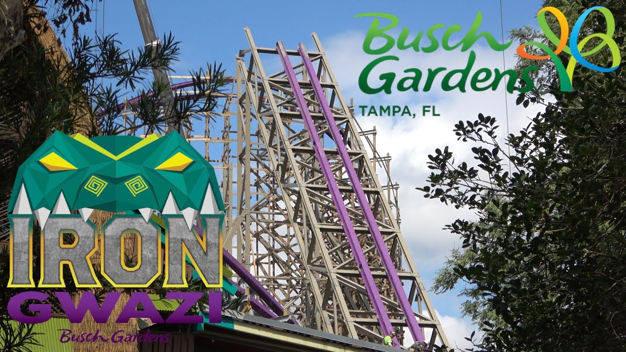 Busch Gardens Tampa Iron Gwazi Construction November 2019 Update