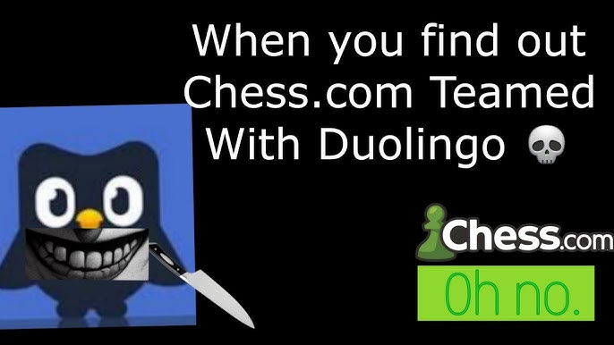 Duolingo dá um mês grátis em chess.com #chess #duolingo #xadrez #duo  #shorts 