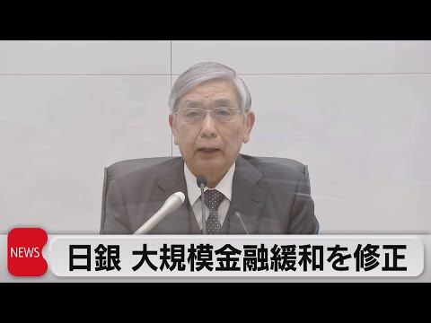 日銀 金融緩和策の修正決定　「出口戦略を論じるのは時期尚早」（2022年12月20日）