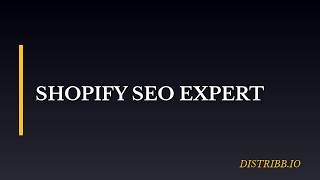 Shopify SEO Expert: Automate Traffic & Boost Sales