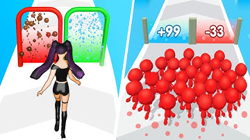 Build A Queen 🆚 Count Masters🌻🧿🌺🌈Max Levels Walkthrough Android IOS Update Gameplay WR190