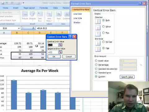 PivotTableGuy   Excel Video 106 Error Bars