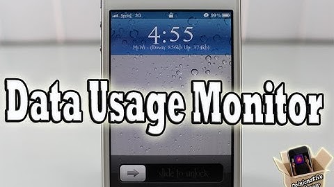 Data Usage Monitor - Best Data Monitoring Tweak?