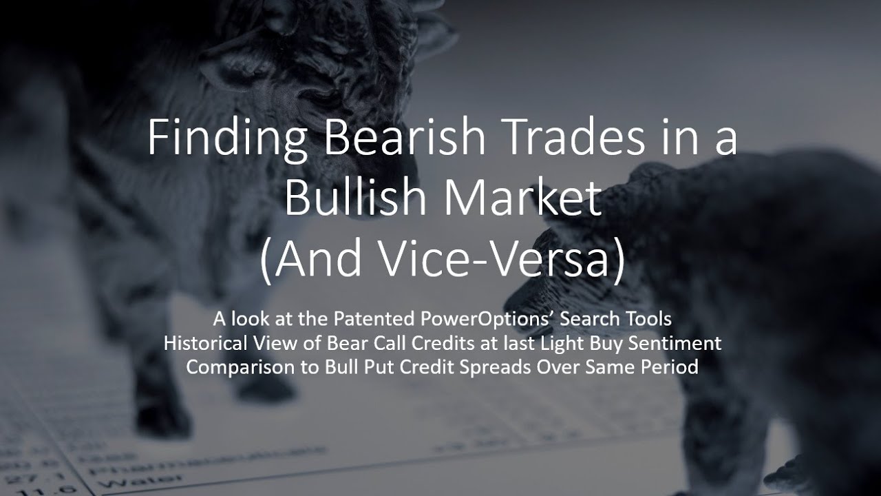 Finding Bearish Trades in a Bullish Market (and Vice-Versa)