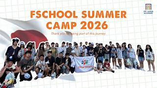 Fschool Summer Camp Japan 2026 | Recap video