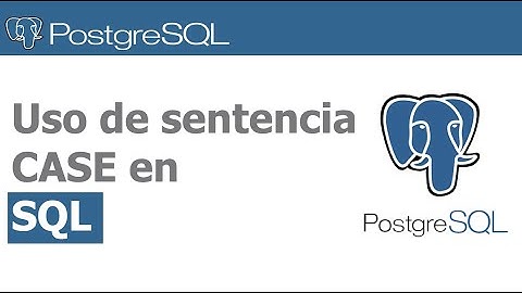 Uso de sentencia CASE en sql #postgresql  #pgadmin