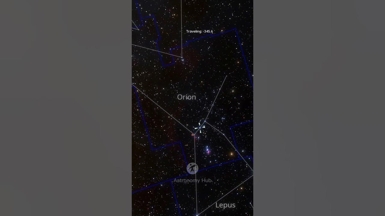 This is how the Orion Constellation is in reality
