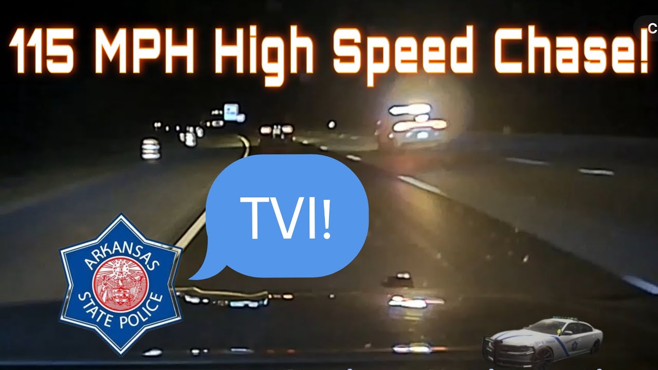 Dash Cam: Insane High Speed Chase! 115 MPH Won’t Stop Arkansas State ...
