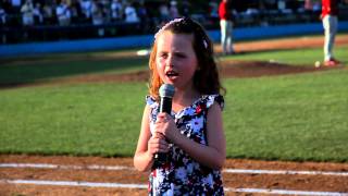 Katie Lalor Sings "God Bless America"