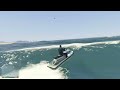 GTA 5 Boat Ride in River 😱 Realistic Water Physics! (4K Ultra HD)