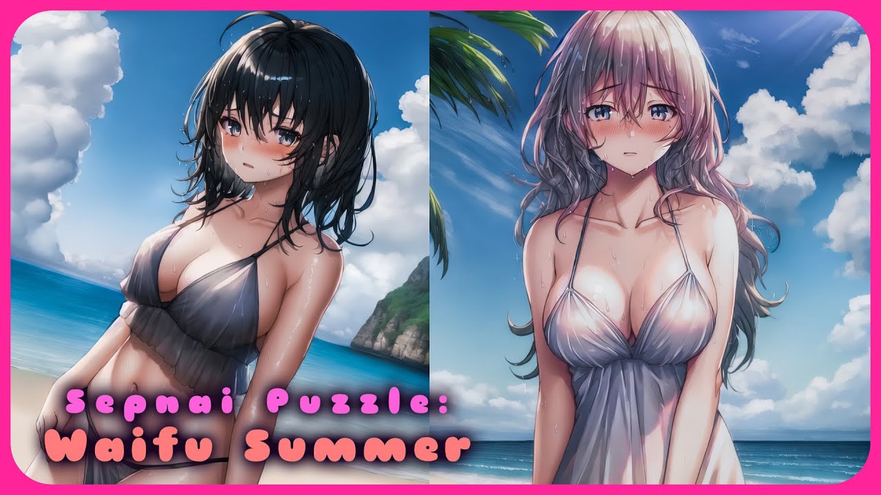Senpai Puzzle: Waifu Summer Gameplay - YouTube