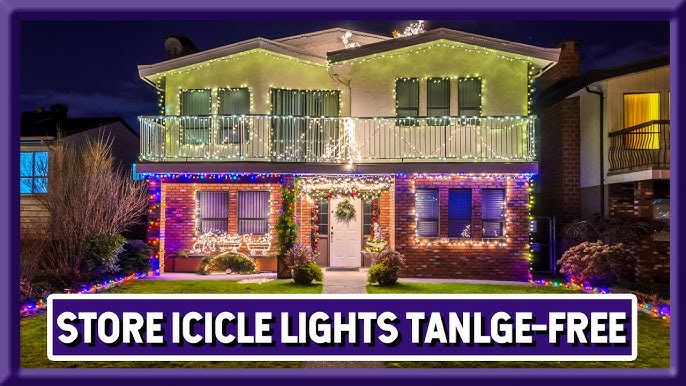 Storing your holiday lights without tangles 