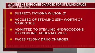 Pharmacy worker accused of stealing $3K in prescription drugs