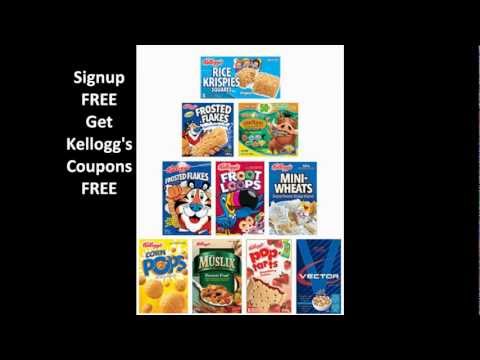 Get Kellogg’s Coupons Just For Signing Up – Save!