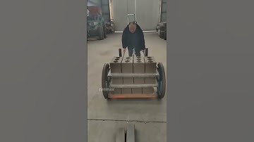 manual forklift for block machine #blockmachine #concreteblockmachine #concretebrickmachine